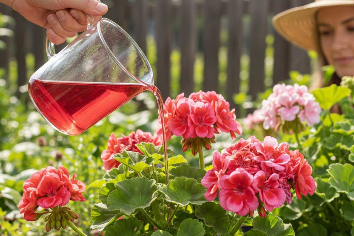 Garden surprise : this everyday drink you already have acts as a miracle fertilizer for geraniums Garden surprise : this everyday drink you already have acts as a miracle fertilizer for geraniums