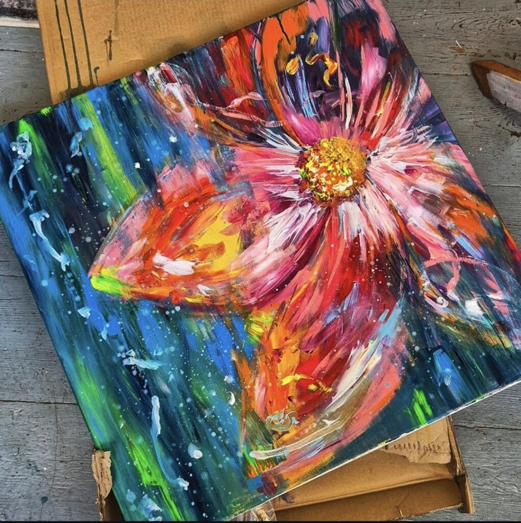 intuition flower painting