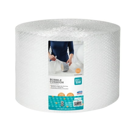 Pen+gear 12" X 100' Bubble Wrap Roll, 3/16" Bubbles