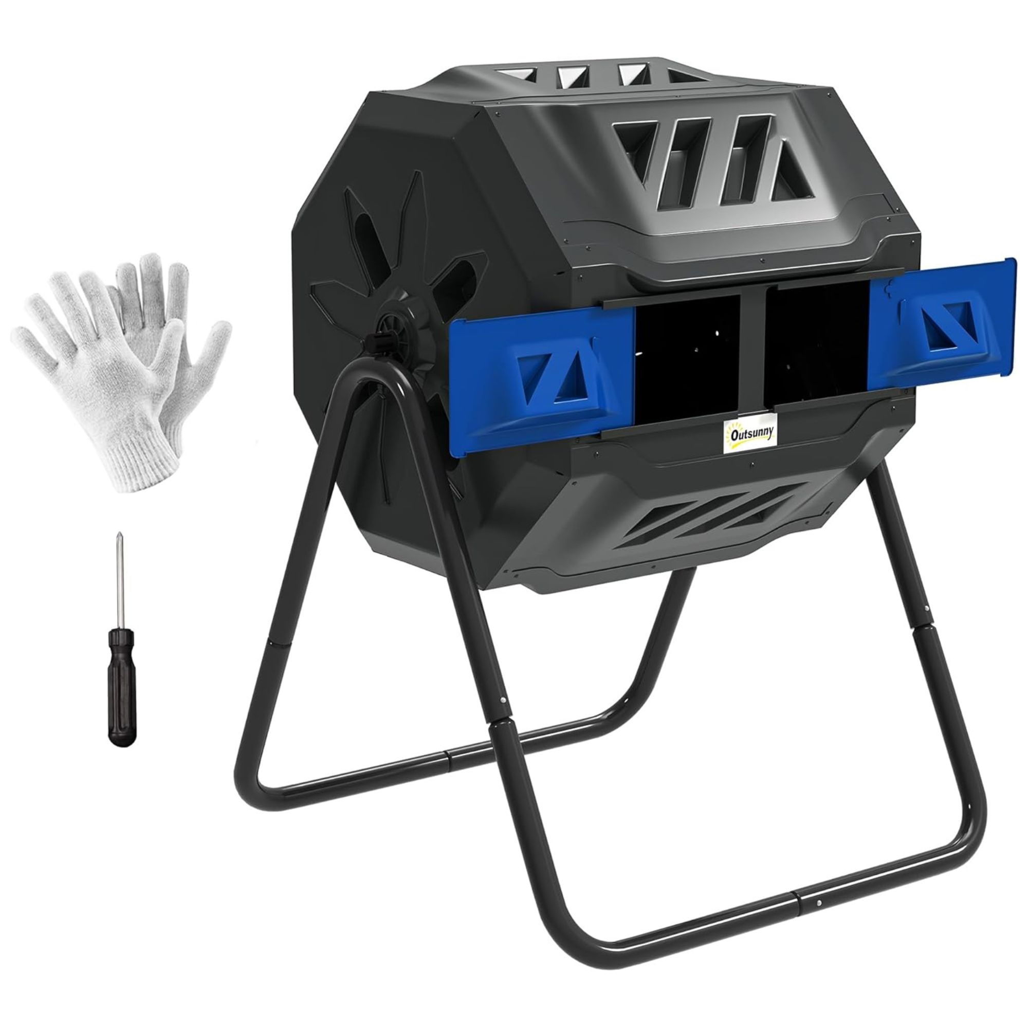 Outsunny 160L Tumbling Compost Bin