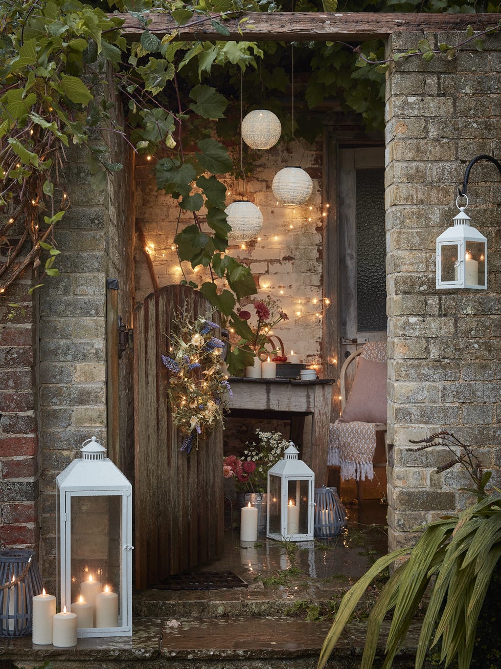 outdoor porch turned winter garden room