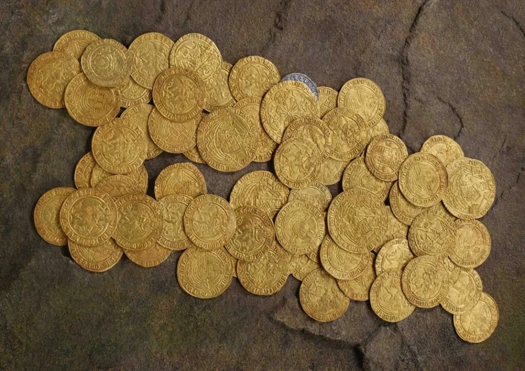 Rare Coins Found In Garden Sell For Nearly Half A Million Dollars