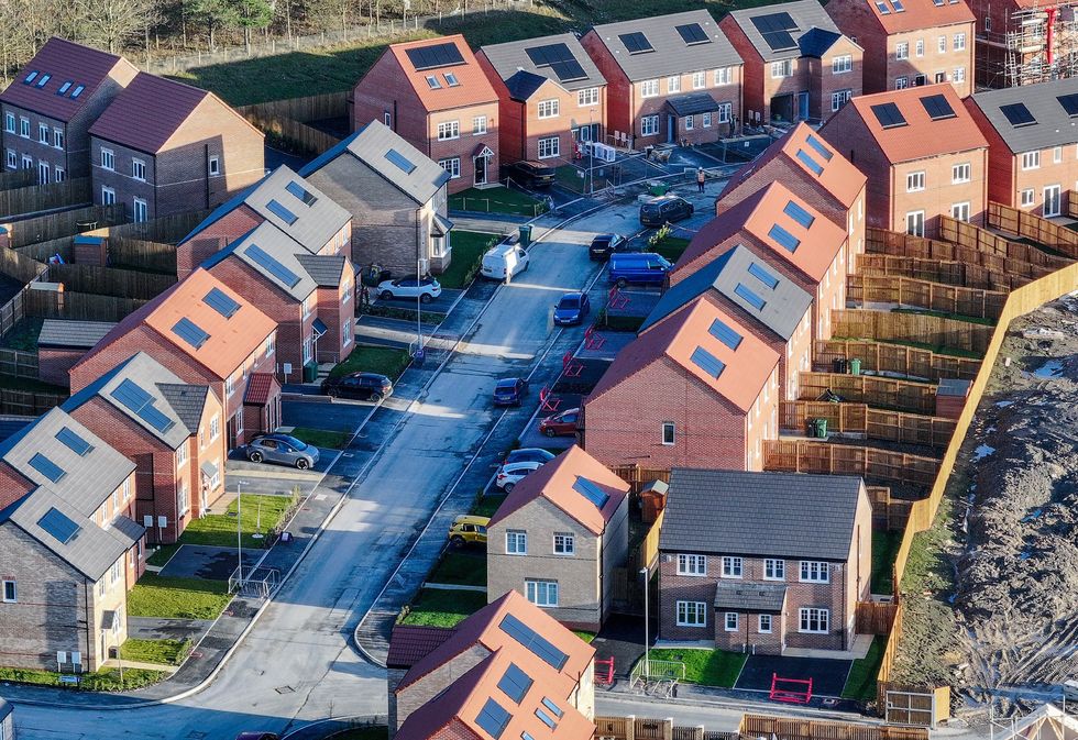 Newly built homes in Leeds