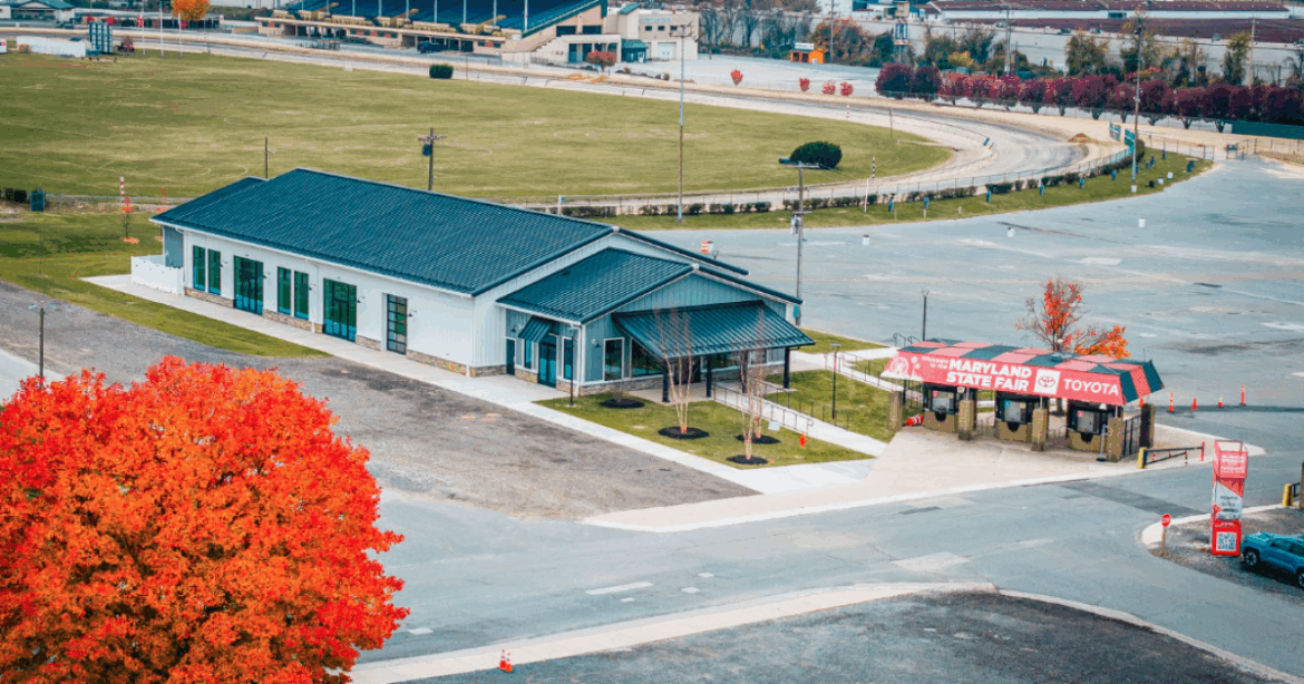 Harvest Hall replaces Maryland State Fairgrounds farm & garden building Harvest Hall replaces Maryland State Fairgrounds farm & garden building