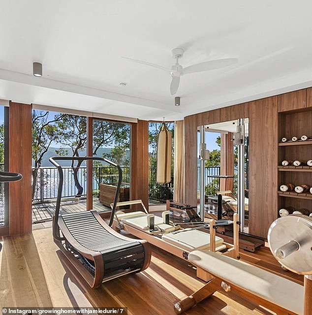 The million-dollar design saw the original 1960s four-bedroom cottage pulled down and replaced with a sprawling six-bedroom mansion