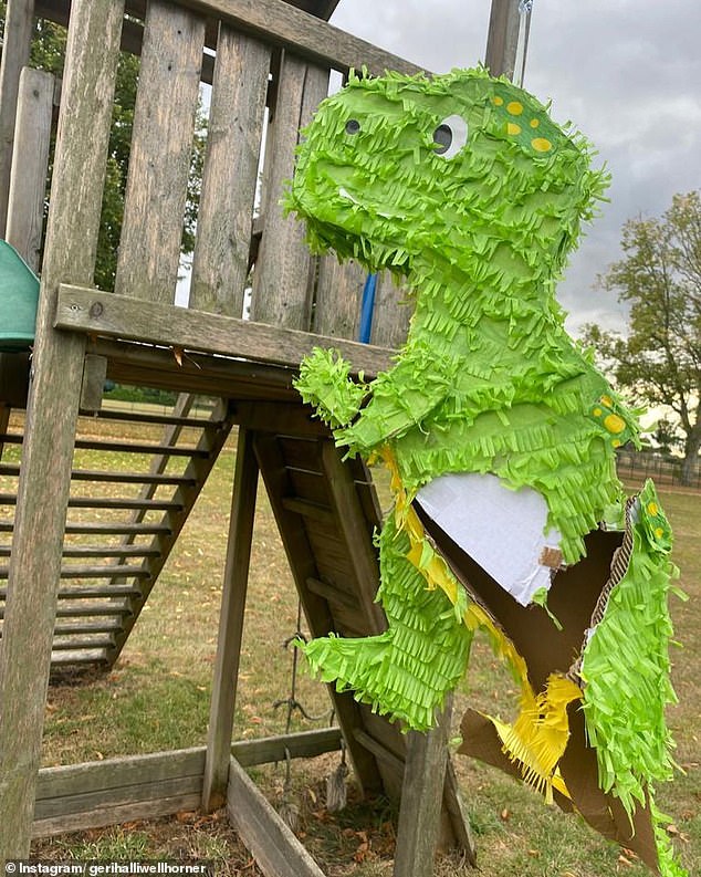 Though Jordana was impressed with the garden, she said that the climbing frame looks 'a bit tired and on the small side'
