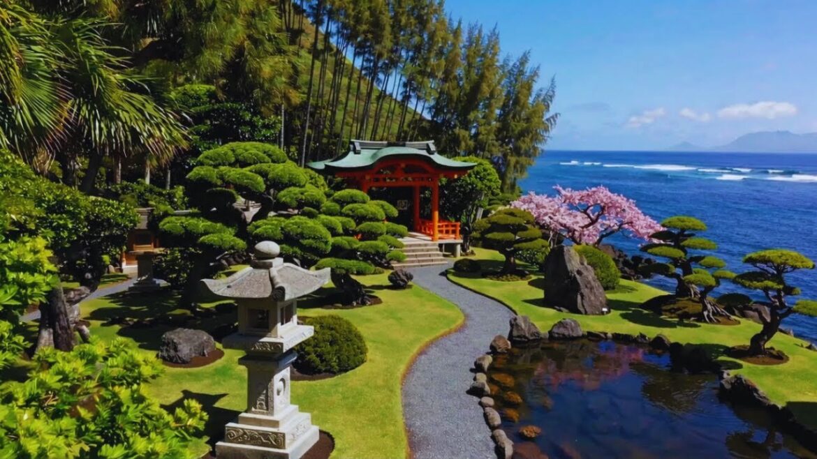 Touring Niwaki Style Japanese Gardens in Hawaii