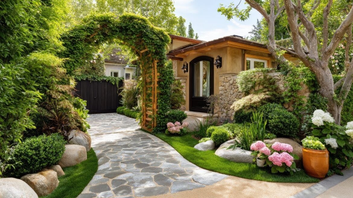 These Front Yard Makeovers Redefine Luxury Living | Gates & Garden Entrances These Front Yard Makeovers Redefine Luxury Living | Gates & Garden Entrances