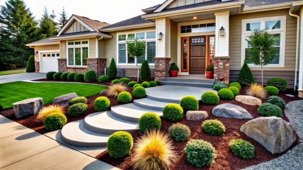 Modern Front Yard Inspiration: Beautiful Landscaping Ideas for Tight Spaces