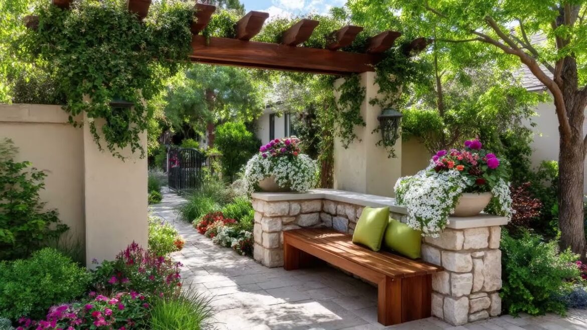 Luxury Front Yard Garden Secrets 2026: Elegant Entryways, Archway Paths & Gates.