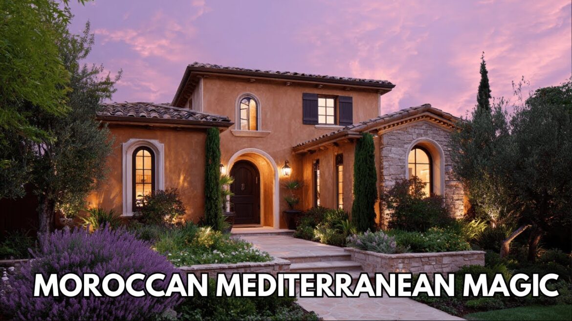 Moroccan Mediterranean Magic 🏡 From Rustic Homes to Luxurious Front Yard Landscaping