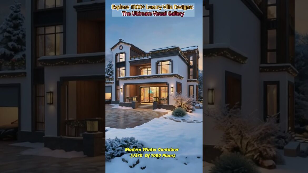 Modern Winter Container #usa #Australia #dreamhome