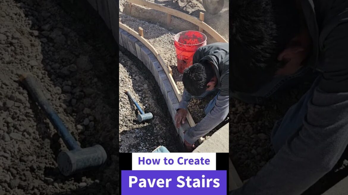 Front Yard Paver Stairs DIY! Easy Step-by-Step Curb Appeal Front Yard Paver Stairs DIY! Easy Step-by-Step Curb Appeal