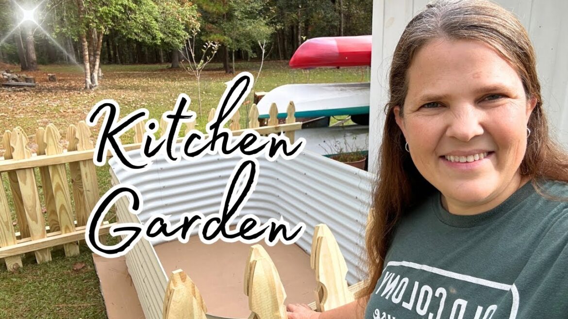 DESIGNING A KITCHEN GARDEN + 32 INCH VEGO GARDEN BED + TRIP TO LOWES FOR PICKET FENCE ✨ DESIGNING A KITCHEN GARDEN + 32 INCH VEGO GARDEN BED + TRIP TO LOWES FOR PICKET FENCE ✨