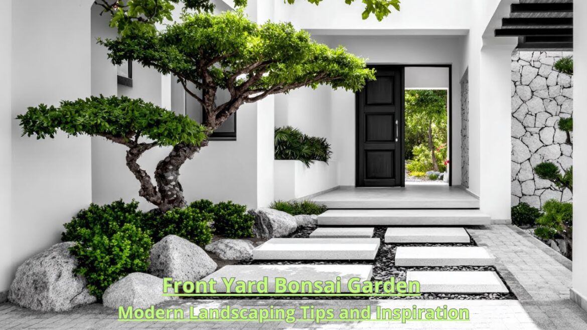 15 Modern Bonsai Landscaping Ideas for a Japanese Style Front Yard