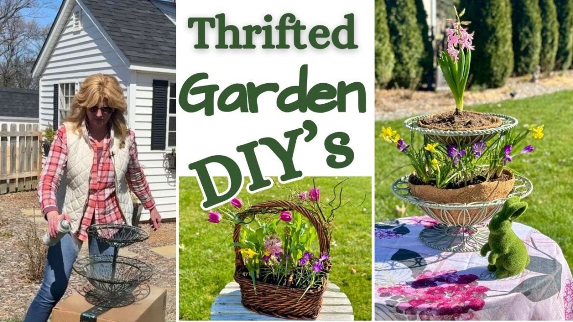 Transform Your Cottage Garden with DIY Thrifted Finds! // Budget Friendly Decor// Thrift with Me Transform Your Cottage Garden with DIY Thrifted Finds! // Budget Friendly Decor// Thrift with Me