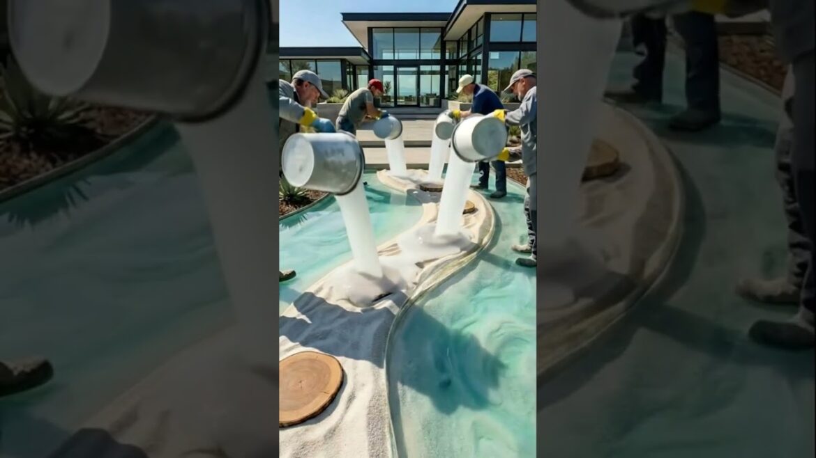 A Luxury Epoxy Path Inspired by the Sea 🌊