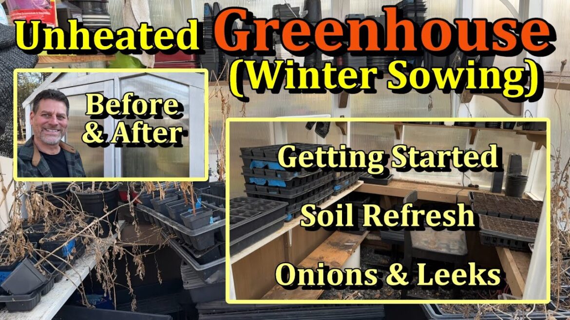 Gary Pilarchik: Winter Sowing in an Unheated Greenhouse (Clean-Up, Soil Refresh, Starting Onions & Leeks) Winter Sowing in an Unheated Greenhouse (Clean-Up, Soil Refresh, Starting Onions & Leeks)