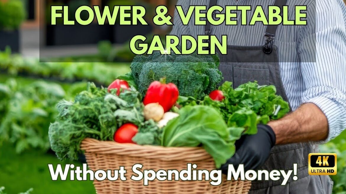 Beautiful Flower & Vegetable Gardening: Healthy Blooms & Fresh Greens Without Spending Money