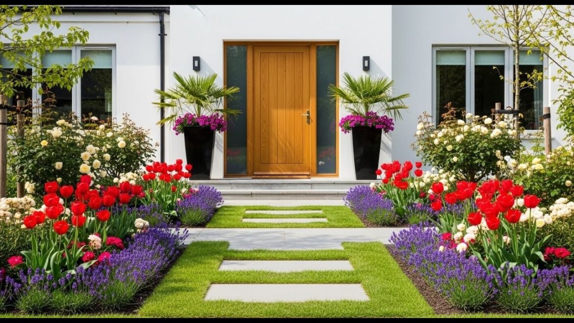 Front Yard Flower Garden Ideas – Simple, Colorful Designs for Every Season