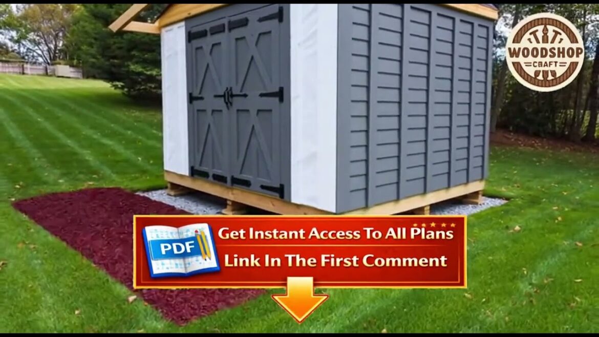 Modern Rustic 10x12 Garden Shed Plans Ultimate Easy DIY Gray Design Blueprint