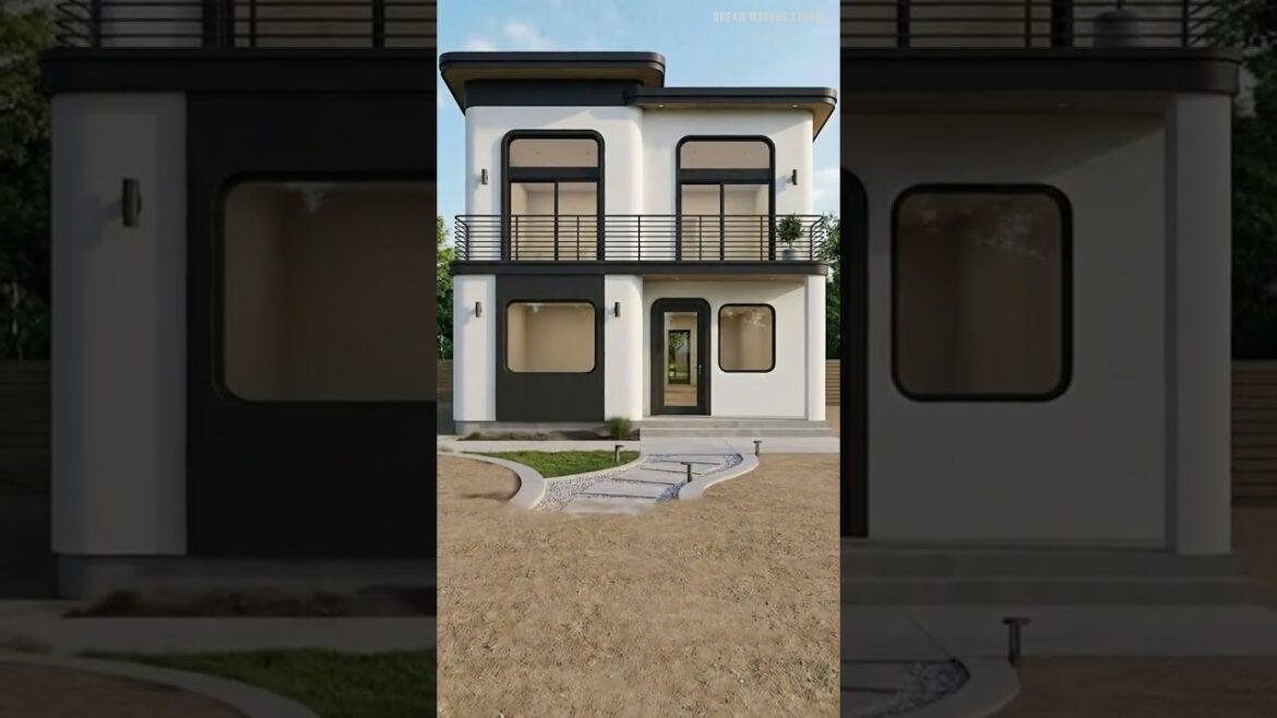 Small White House Concept | Affordable Budget Home with Garden Design #interiordesign Small White House Concept | Affordable Budget Home with Garden Design #interiordesign