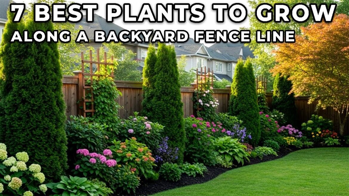 7 Best Plants to Grow Along a Backyard Fence Line