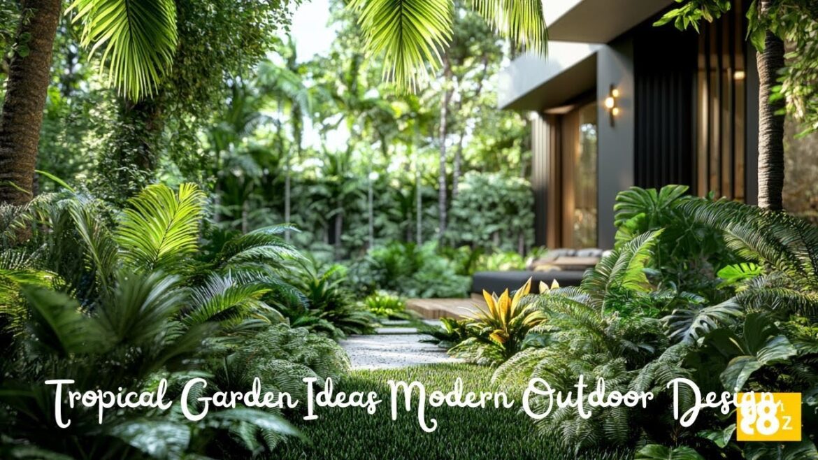 Small Backyard Tropical Garden Ideas That Feel Like a Luxury Resort  Modern Outdoor Design