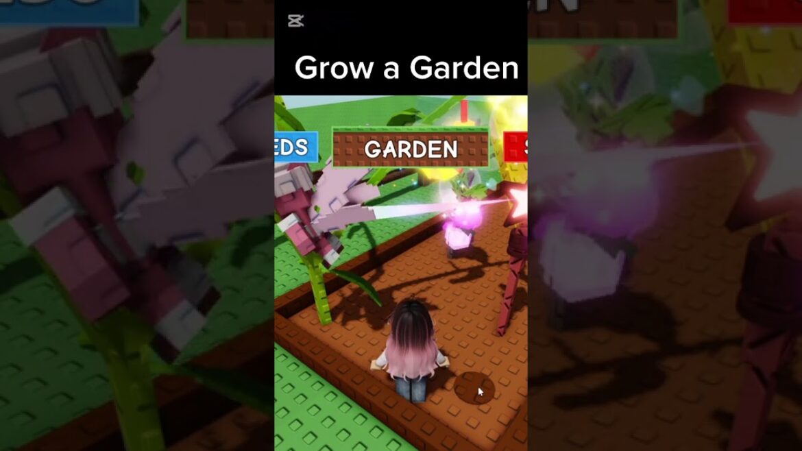 My garden went crazy in Roblox #roblox #growagarden #robloxshorts