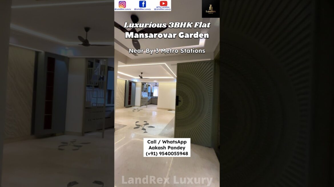 Mansarovar Garden Luxury Builder Floors | Ready To Move | West Delhi Property
