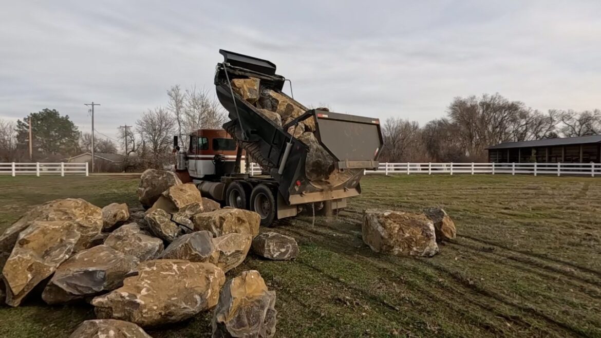 Seed & Big Boulder Deliveries, Placing a Few of the Boulders  & Planting Lisianthus Seeds! 🌱🪨🌸
