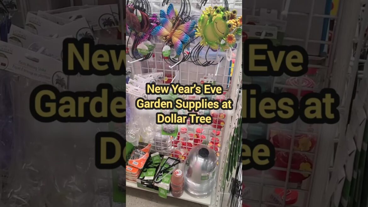 Early 2026 garden supplies at Dollar Tree. #dollartree #gardening