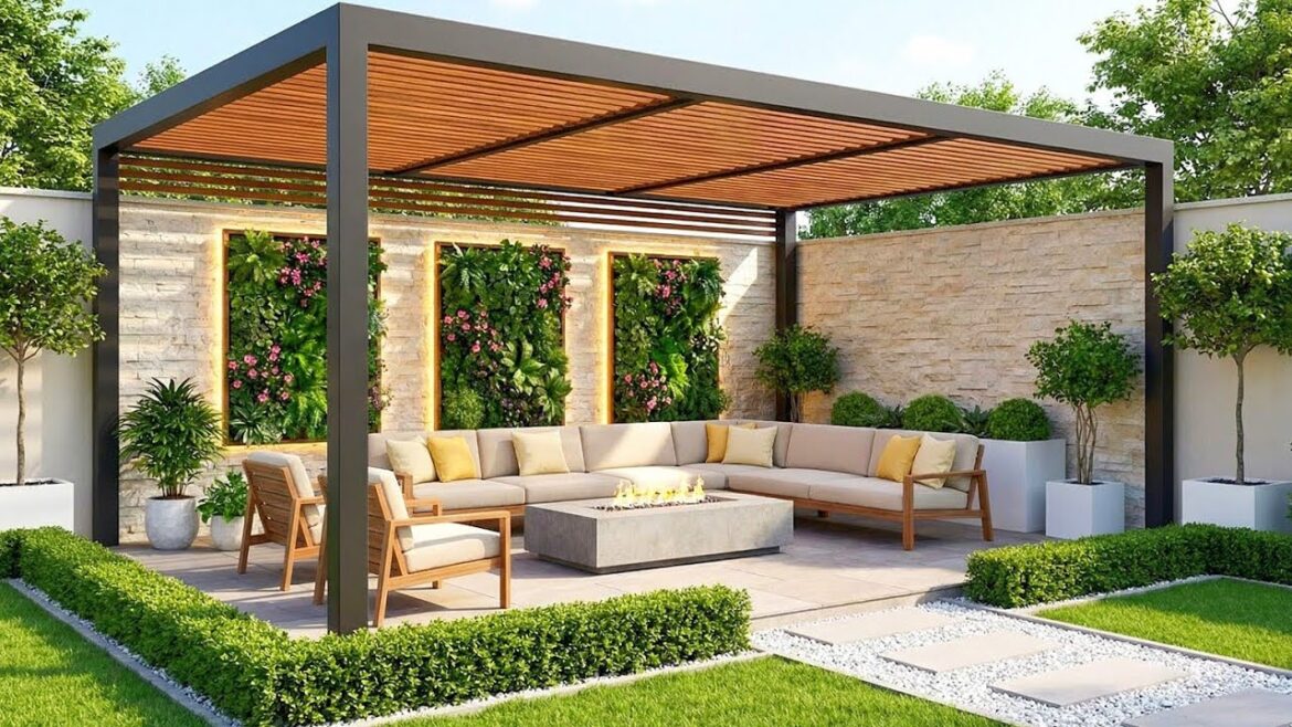 300 Modern Patio Design Ideas 2026 Backyard Landscaping | Outdoor Seating, Terrace & Rooftop Pergola