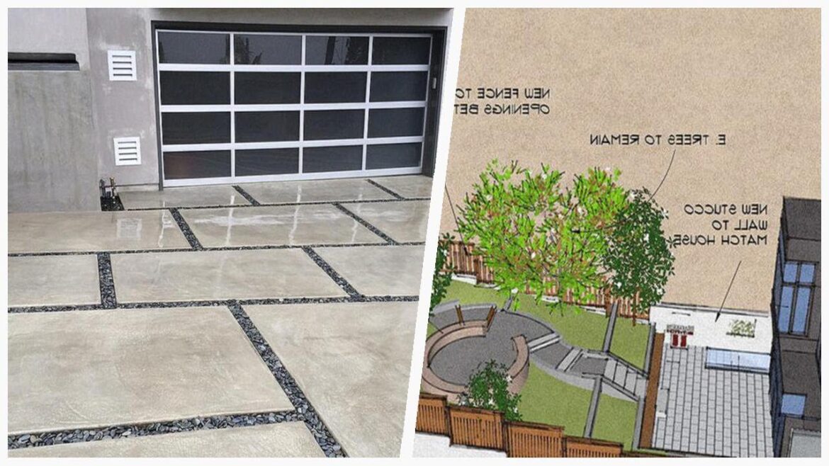 75 Mid-sized Beige Landscaping Design Ideas You'll Love 🔴