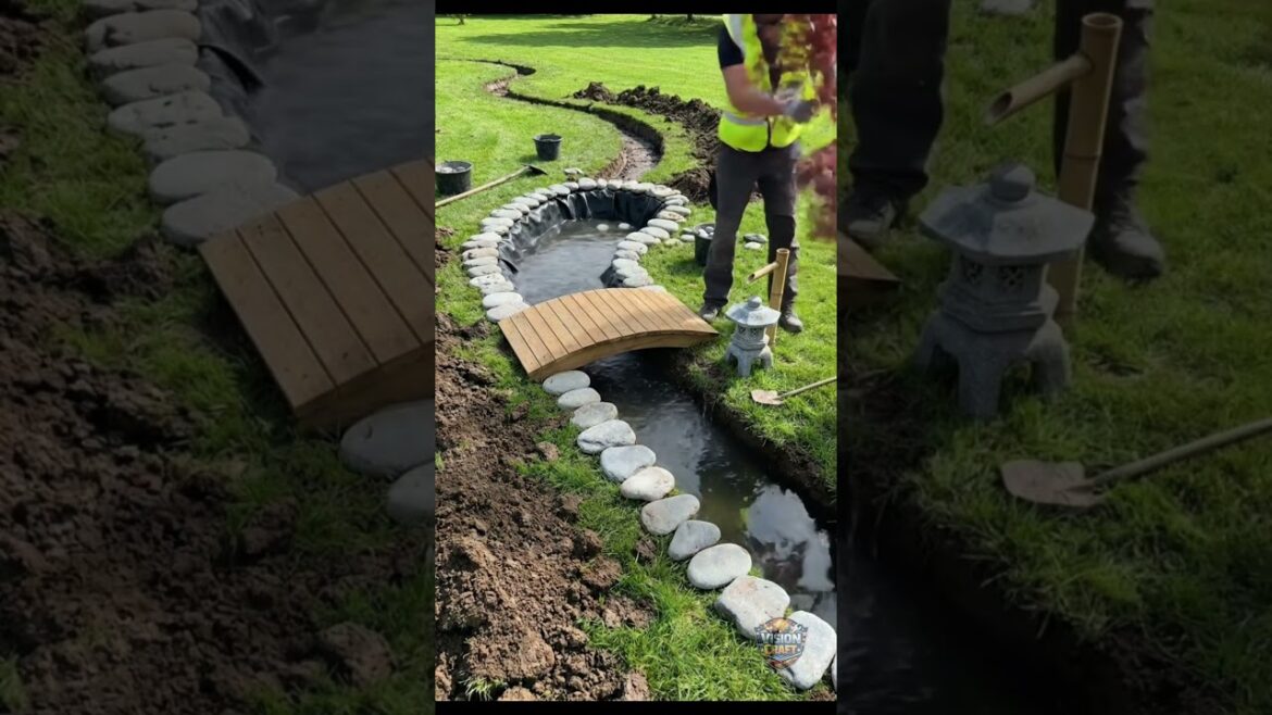Garden Transformed into a Luxury Koi Fish Pond๐๐ฟ Garden Transformed into a Luxury Koi Fish Pond๐๐ฟ