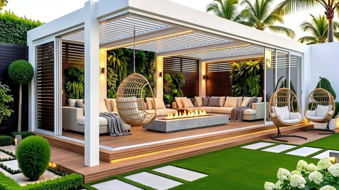 200 Trendy Modern Pergola Design Ideas 2026 | Backyard, Patio , Terrace And Rooftop garden Designs