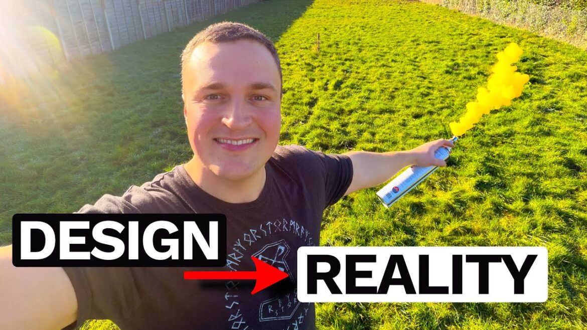 The New Garden Project Begins! Setting out the Borders, Lawns & Paths