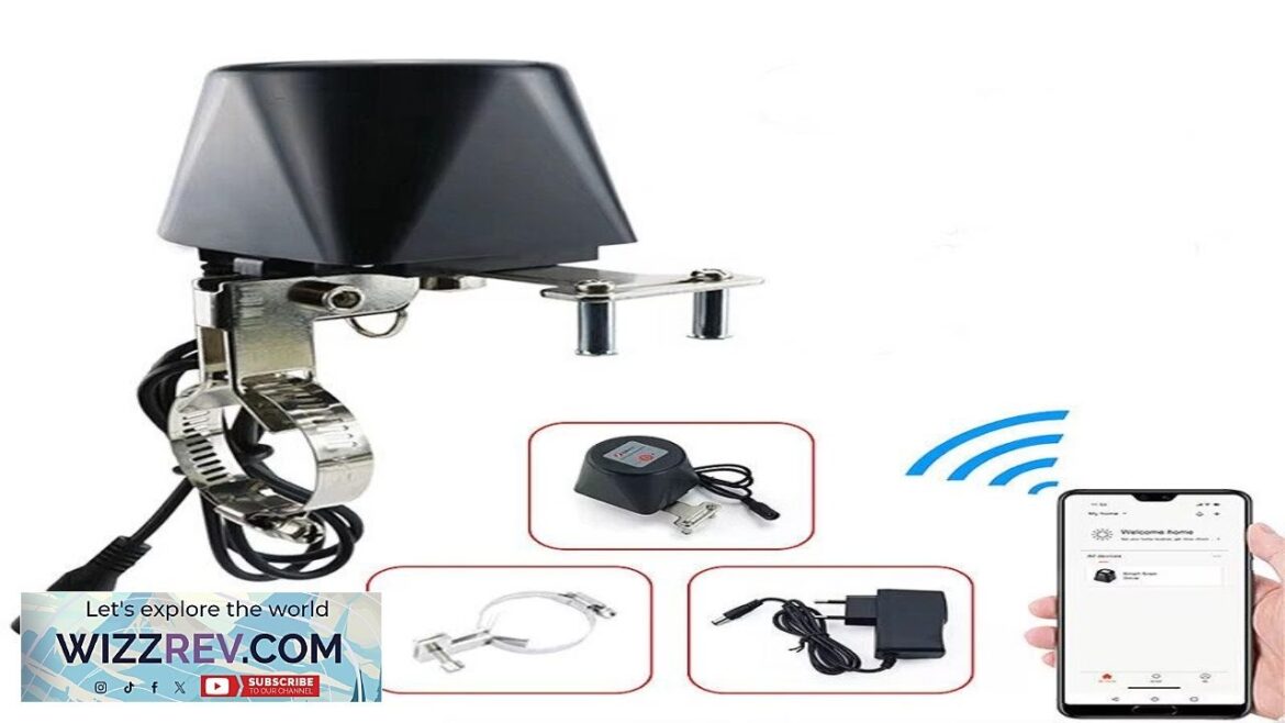 Tuya Zigbe Smart Gas Valve Garden Water Shut Off Timer Irrigation Controller