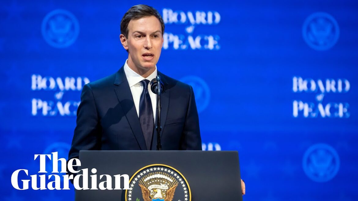 Jared Kushner outlines ‘board of peace’ plans for redevelopment of Gaza Jared Kushner outlines 'board of peace' plans for redevelopment of Gaza