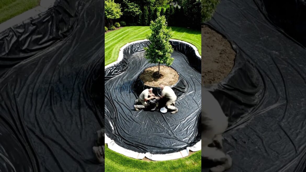 Built a Koi Island In My Yard Built a Koi Island In My Yard