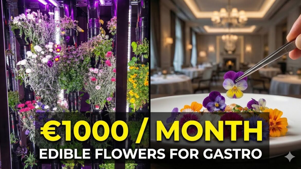 €1000/Month on 1m2 Growing Edible Flowers Part 9