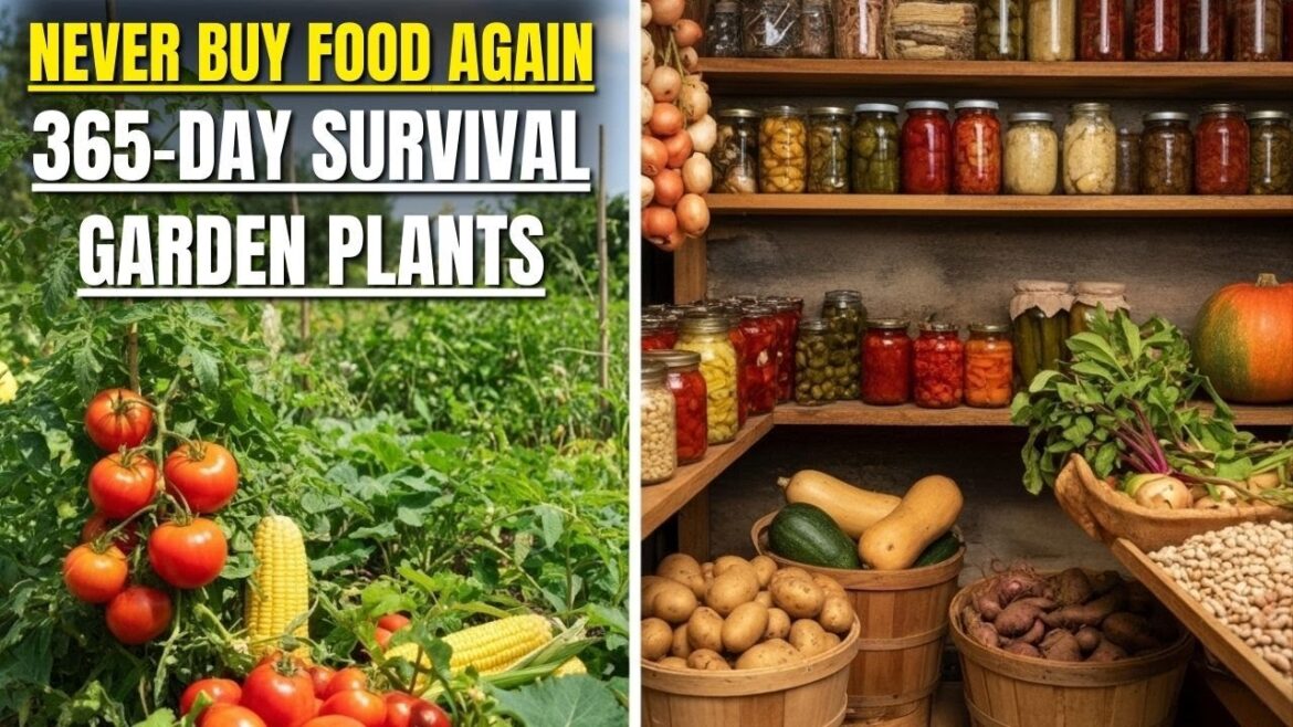 How to Never Buy Food Again – The 365 Days Survival Garden Plants How to Never Buy Food Again - The 365 Days Survival Garden Plants