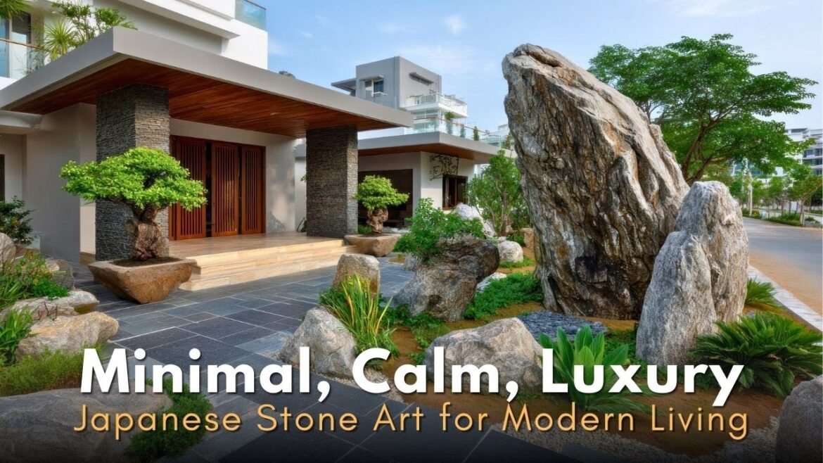 Sculpting Zen: How Minimalist Japanese Stone Art Garden Elevates Your Modern Home