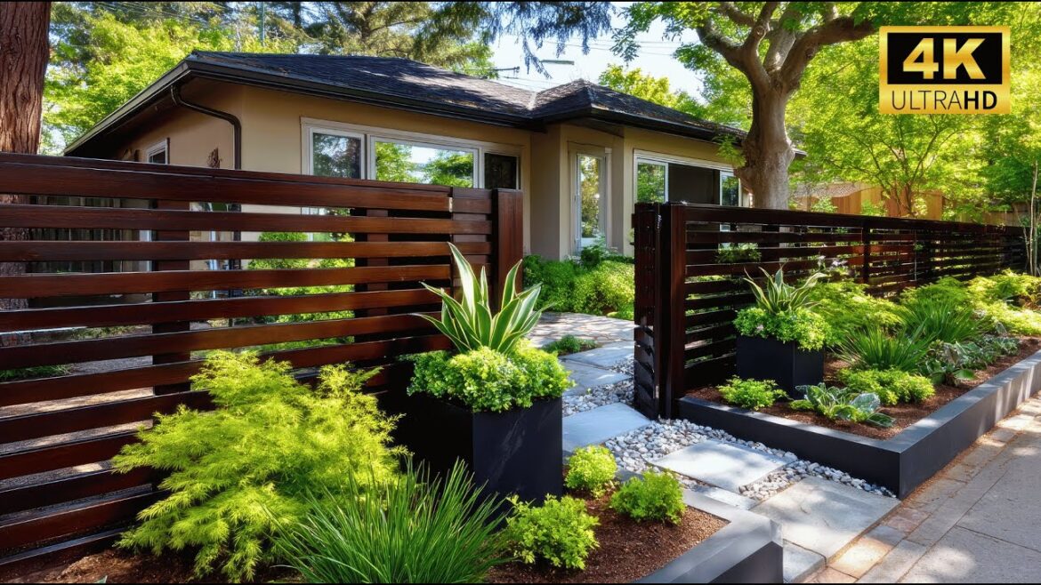 10 Genius Small Front Yard Ideas! Farmhouse Entryway, Garden Gates & Backyard Style | 4K