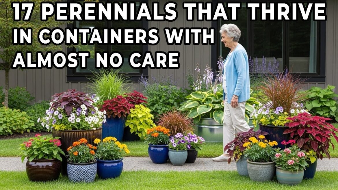 17 Perennials That Thrive in Containers with Almost No Care
