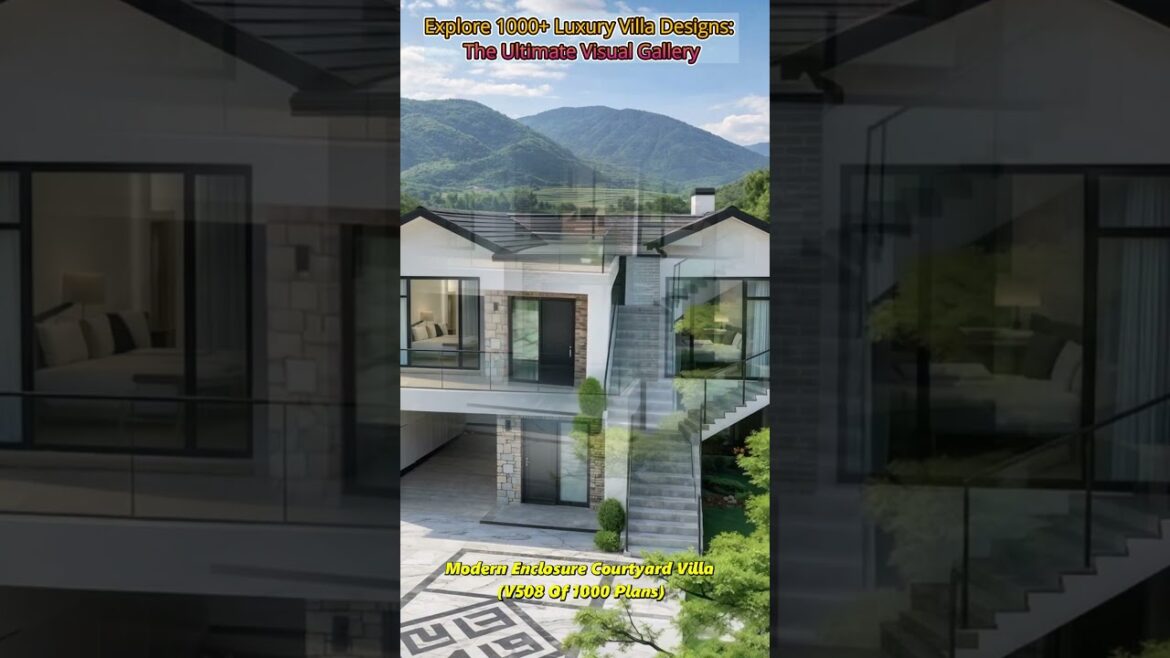 Modern Enclosure Courtyard Villa #usa #Australia #home interior design for small house