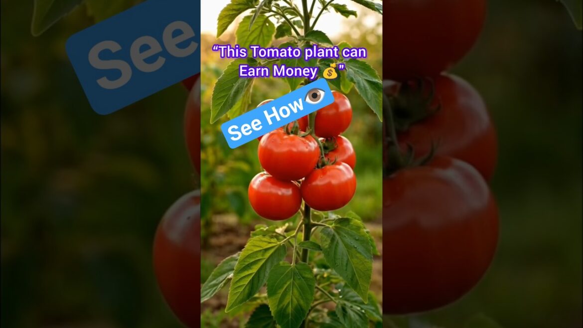 This tomato plant can make money | #gardening #plants #tomato #earnfromhome #shorts