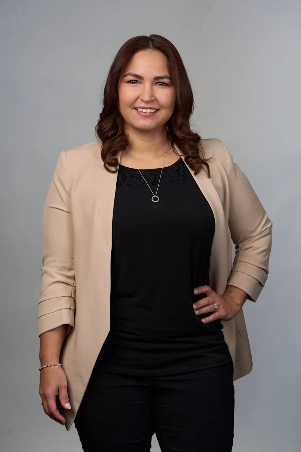 Daria Jorquera Palmer is pictured in Winnipeg in December 2025.