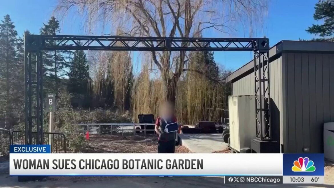 Hear from woman suing Chicago Botanic Garden after display collapse – NBC Chicago