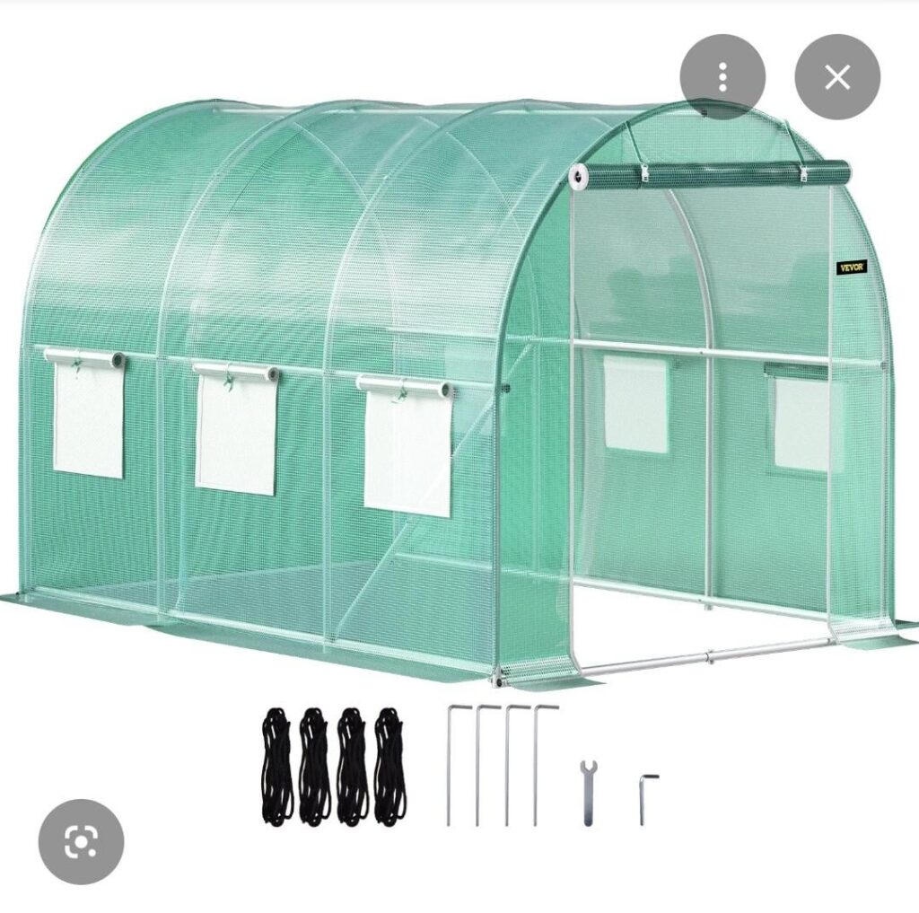 Has anyone installed an exhaust fan in one of these fabric Vevor greenhouses?